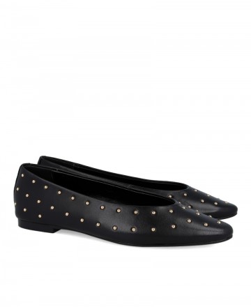 Catchalot Basi T women's studded ballet flats