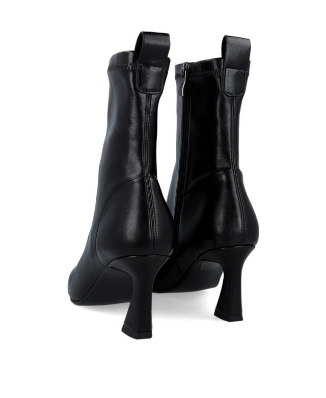 Catchalot Elaya geometric heel ankle boots