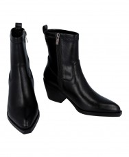 Catchalot Misuri black cowboy-style ankle boots