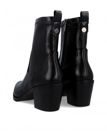 Botines negro de estilo cowboy Catchalot Misuri