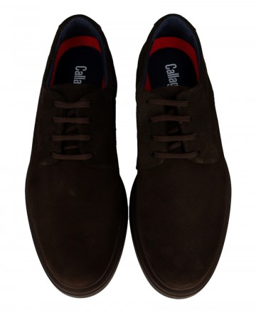 Zapatos de ante marrones Callaghan 57254.1