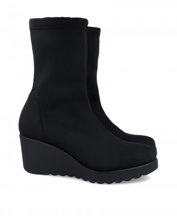Botas de lycra con cuña Paula Urban 15-1281