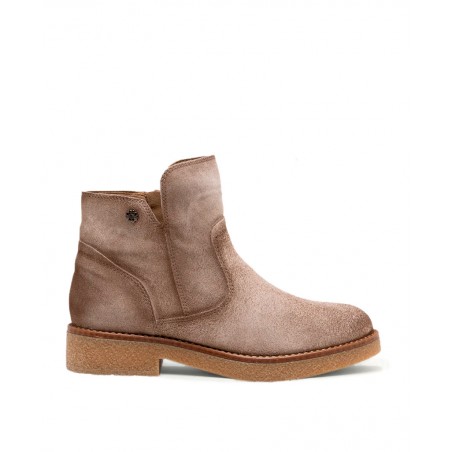 Botines beige con cremallera Porronet Adele