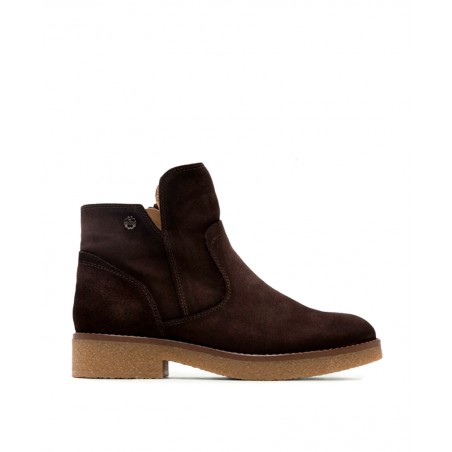 Botines para mujer en color marron Caracteristicas con cremallera tacon 4 cm zapato de estilo casual suela de goma termoplastic