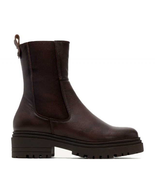 Botines marrones de piel Porronet Carol 4723