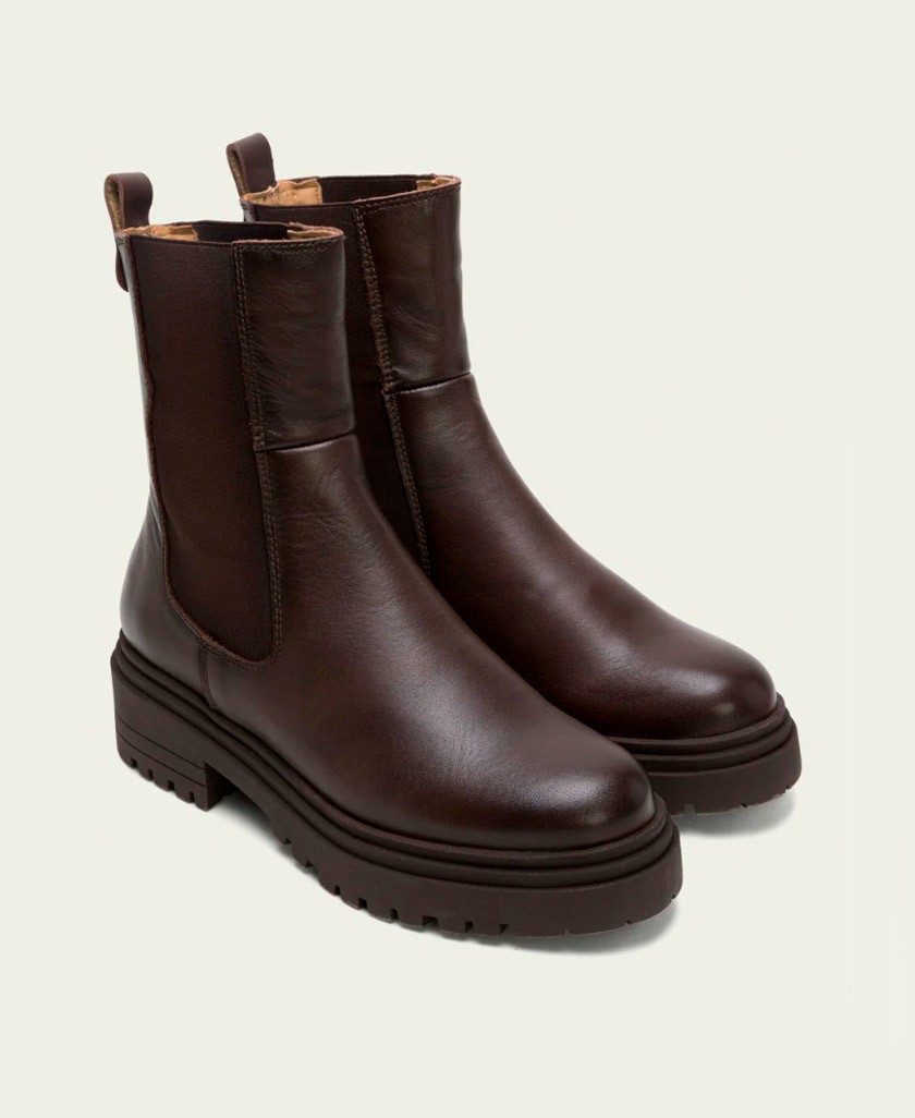 Botines marrones de piel Porronet Carol 4723