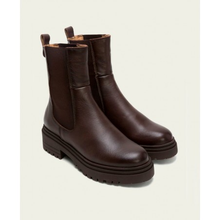 Botines marrones de piel Porronet Carol 4723
