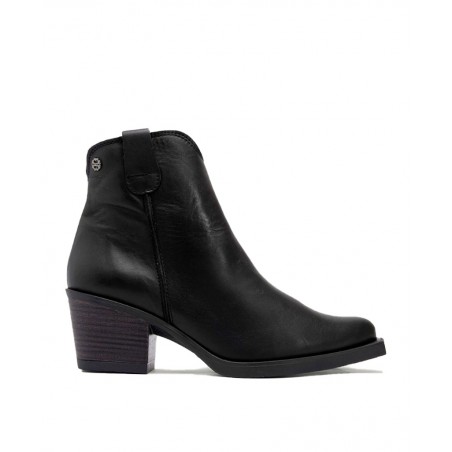 Botines negros de piel Porronet Frida 4752