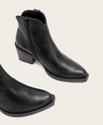 Botines negros de piel Porronet Frida 4752