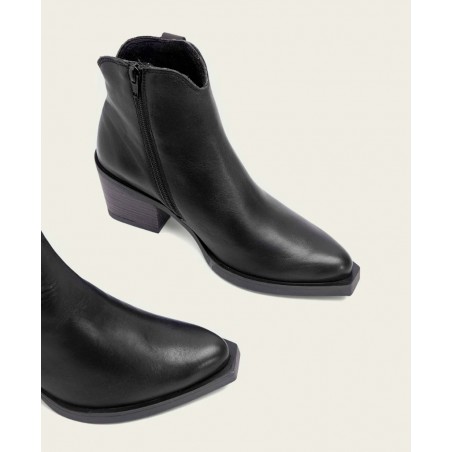 Botines negros de piel Porronet Frida 4752