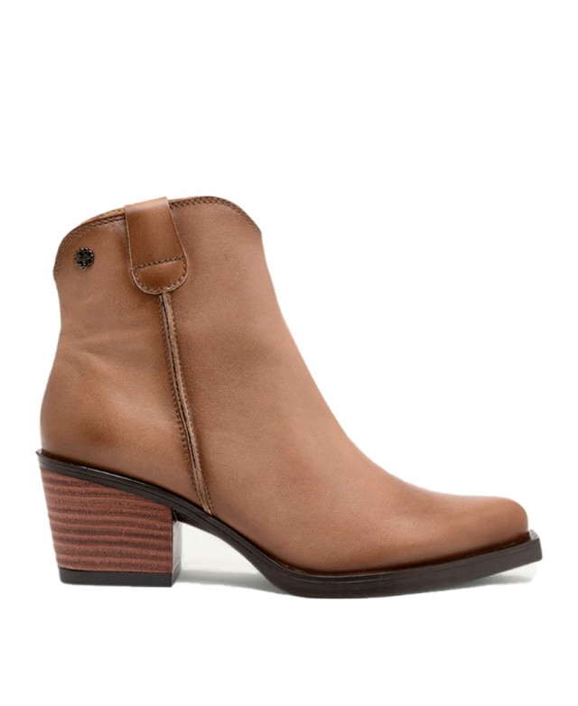 Botines cowboy de piel Porronet Frida 4752