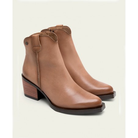 Botines cowboy de piel Porronet Frida 4752