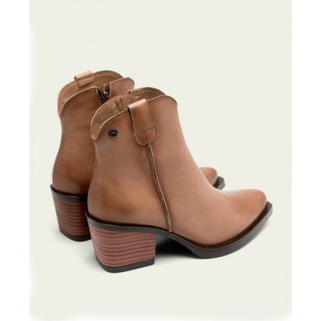 Botines cowboy de piel Porronet Frida 4752
