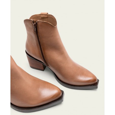 Botines cowboy de piel Porronet Frida 4752