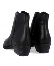 Luparense black zip-up ankle boots 455 6409