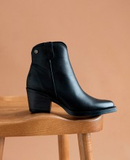 Botines negros de piel Porronet Frida 4752