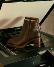 Porronet Rania 4780 brown leather ankle boots