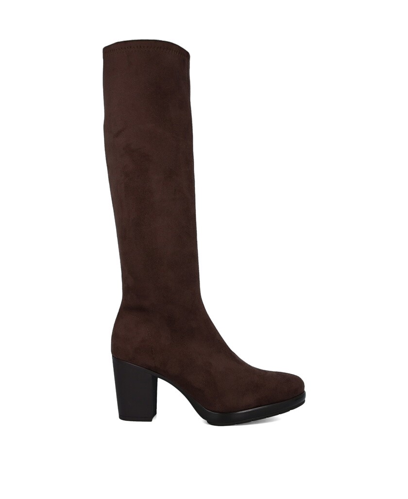 Miss Elastic Caro 78018 brown high boots