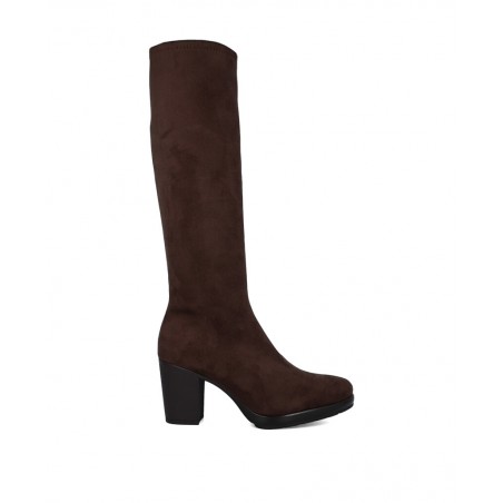 h2Botas altas en marron Miss Elastic Caro 78018 h2 pLas Botas Altas Miss Elastic Caro 78018 redefinen la fusion entre moda crue