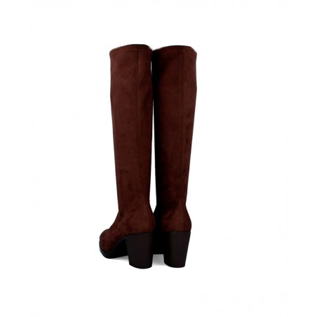 h2Botas altas en marron Miss Elastic Caro 78018 h2 pLas Botas Altas Miss Elastic Caro 78018 redefinen la fusion entre moda crue