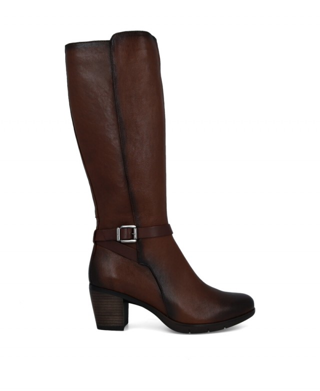 h2Botas de tacon con detalle de hebilla Paula Urban 14 392 h2 pLas Botas Paula Urban 14 392 son la eleccion perfecta para la mu