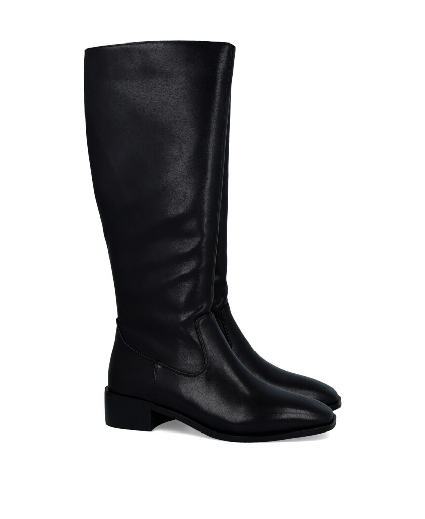 Catchalot Monty flat leather boots