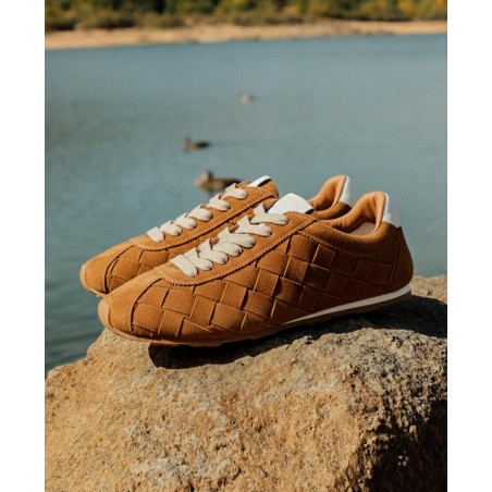 Catchalot Bama women's camel sneakers