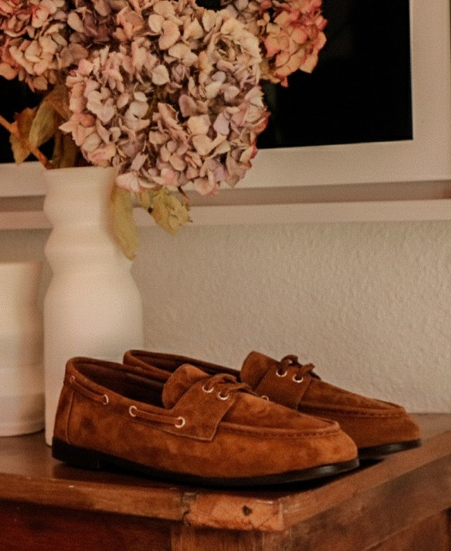 Mocasines clásicos de serraje Catchalot Nauta