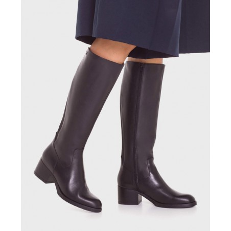 Wonders Santafé G-6250 Black Classic Leather Boots