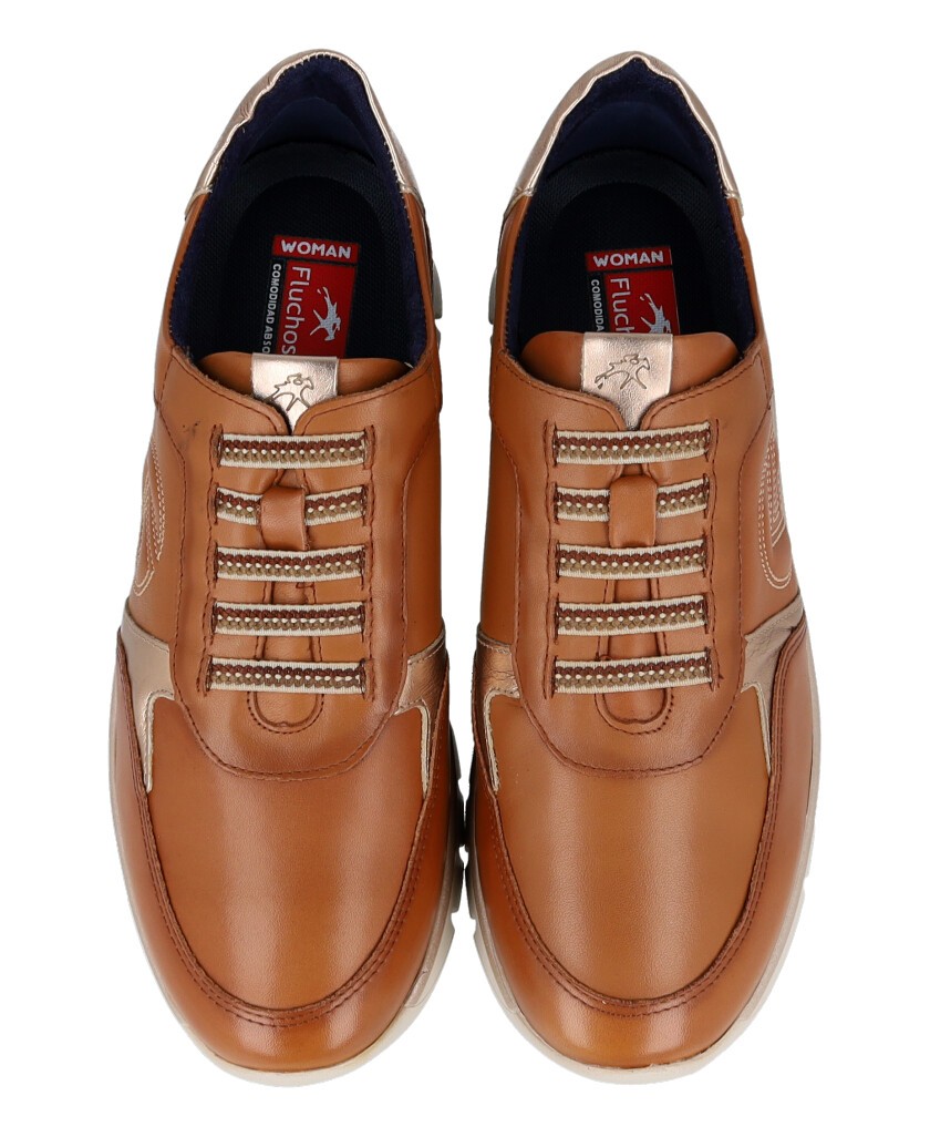 Fluchos Union F2074 brown leather sneakers