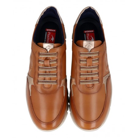 Fluchos Union F2074 brown leather sneakers