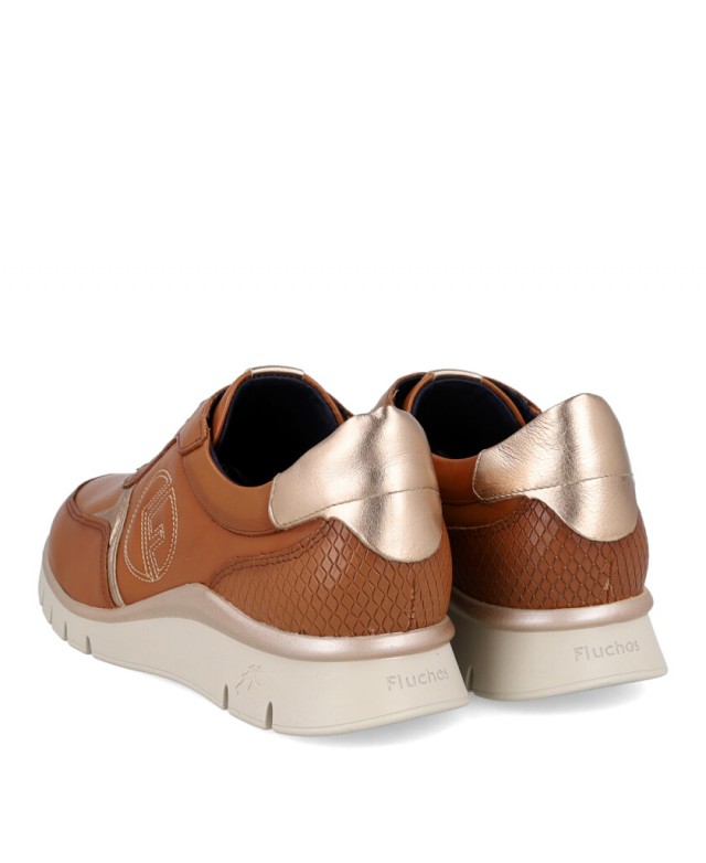 Fluchos Union F2074 brown leather sneakers