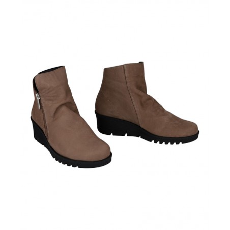Botines de piel con cuña Tambi Mia 40