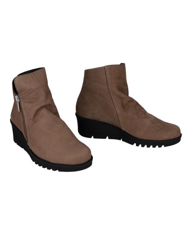 Botines de piel con cuña Tambi Mia 40 Botines de piel con cuña Tambi Mia 40