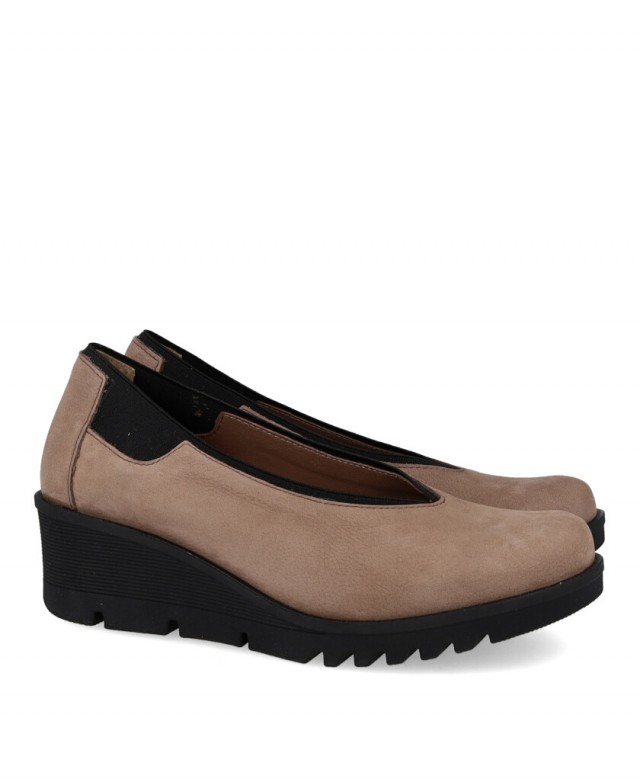 Zapatos de mujer taupe Tambi Mawi 40 Zapatos de mujer taupe Tambi Mawi 40