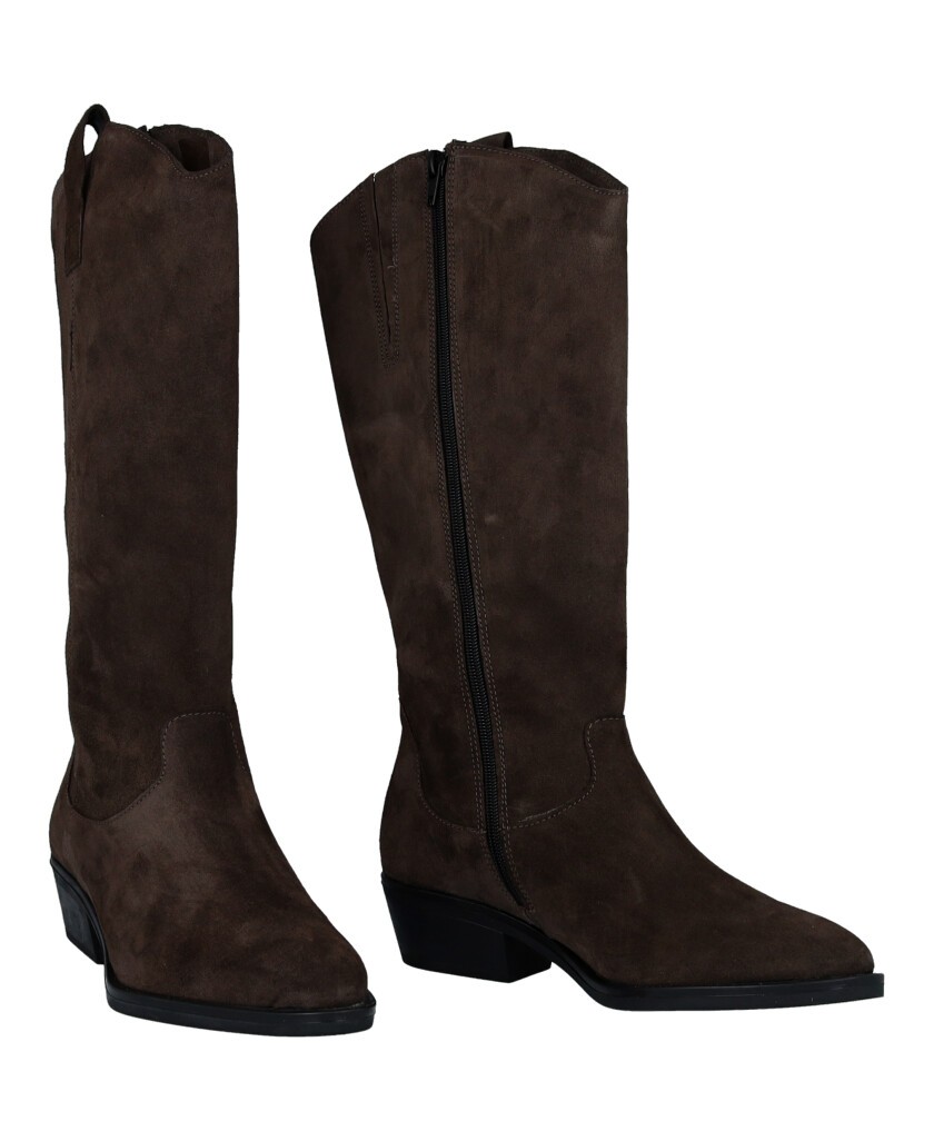 Botas de serraje con tacón bajo Luparense 455 6670