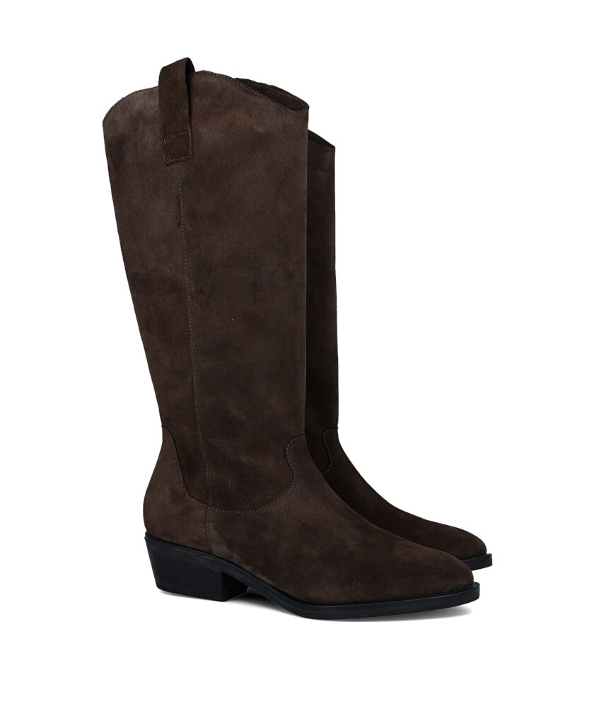 Botas de serraje con tacón bajo Luparense 455 6670