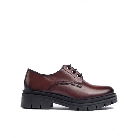 Yokono CHAM-005 women's burgundy flat shoes