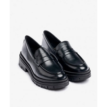 h2Mocasin negro con antifaz Yokono Cham 008 h2 pRedefine el estilo de tu dia a dia con el Zapato plano CHAM 008 de YOKONO Este 