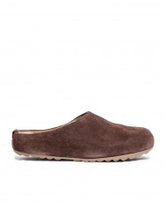 Brown sheepskin clogs Yokono Cholo-001