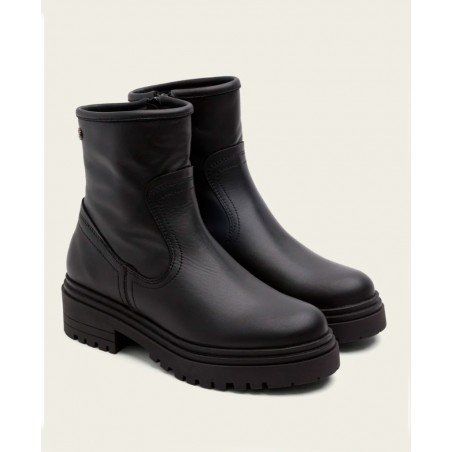 Botines para mujer en color marron Caracteristicas con cremallera tacon 4 cm zapato de estilo casual suela de goma termoplastic