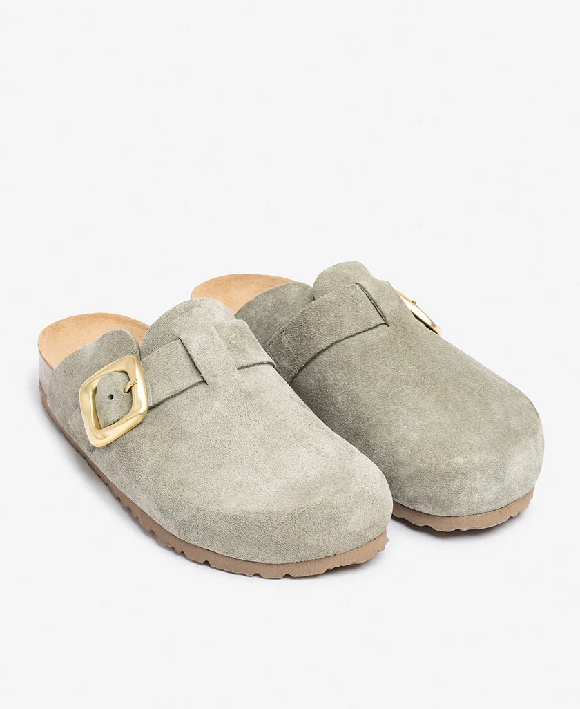 Zuecos de piel para mujer Yokono Zueco-650