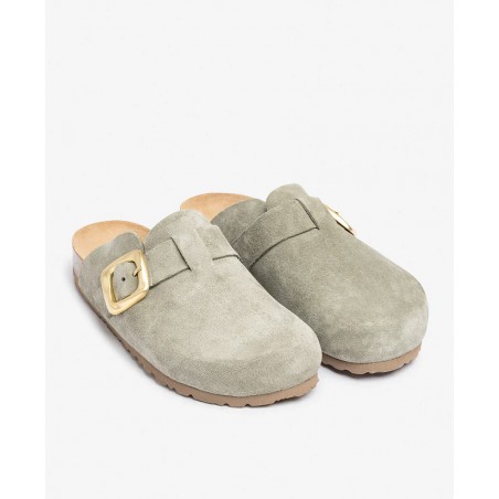 Zuecos de piel para mujer Yokono Zueco-650