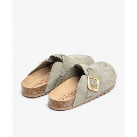 Zuecos de piel para mujer Yokono Zueco-650