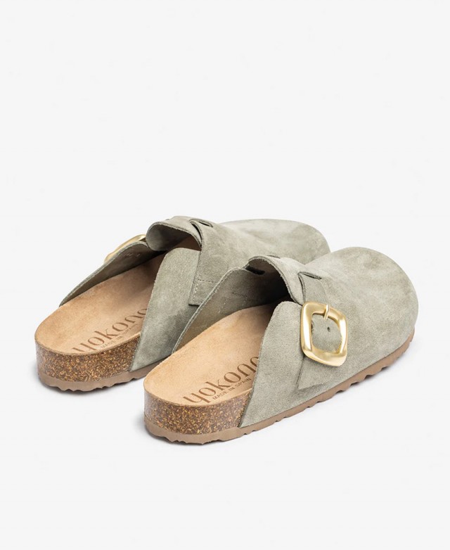 Zuecos de piel para mujer Yokono Zueco-650