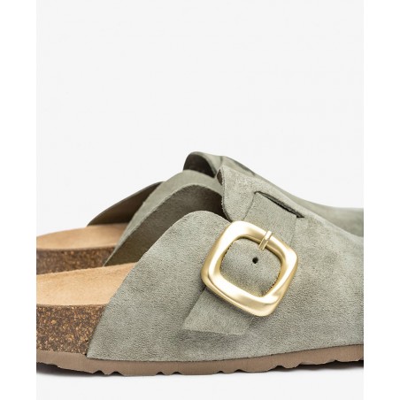 Zuecos de piel para mujer Yokono Zueco-650