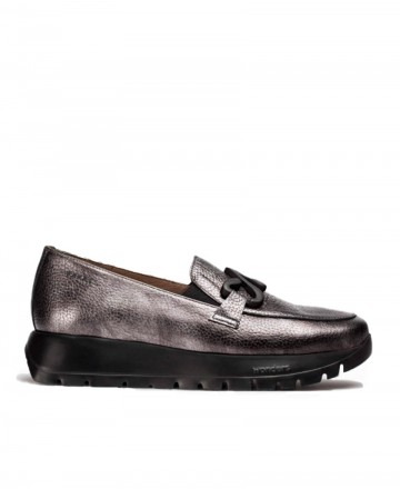 Wonders Odisei A-2494 gunmetal loafers