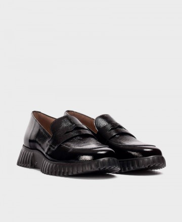Wonders Flexfly A-4402 patent leather loafers