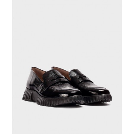 Wonders Flexfly A-4402 patent leather loafers