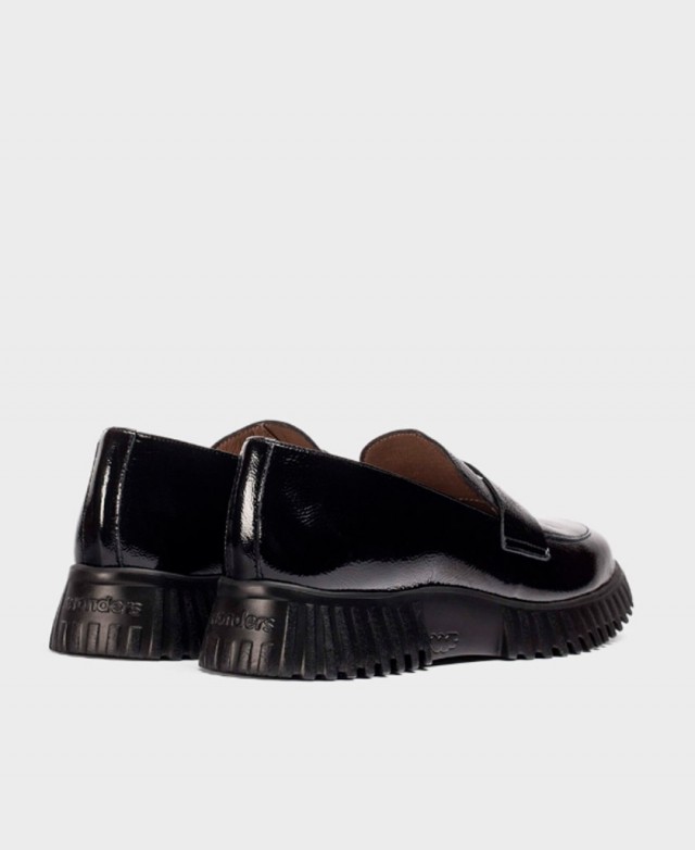 Wonders Flexfly A-4402 patent leather loafers